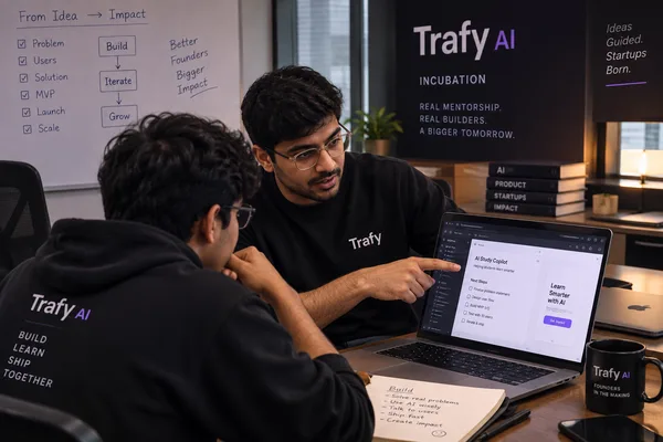 Trafy builders going from idea to impact: build, iterate, grow