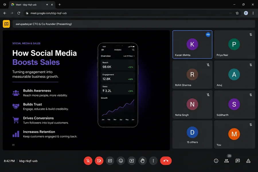 Live class: How Social Media Boosts Sales, taught by Trafy's CTO and co-founder
